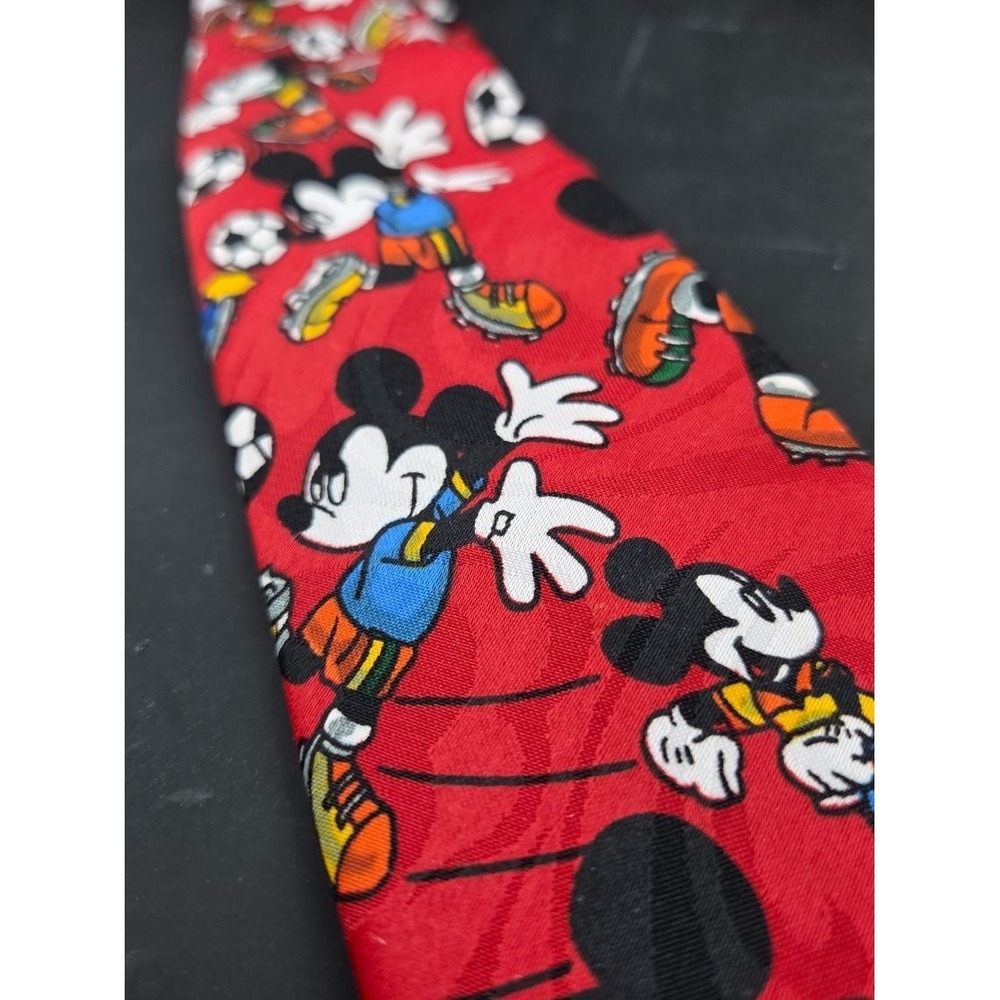 NICE! Vintage Youth Mickey Balancine Inc Polyester Clip-On Soccer Neck Tie 14" - Picture 3 of 6